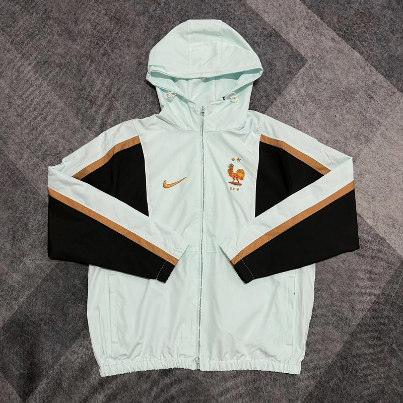 Francia France Energy Light Blue Woven Windbreaker 2