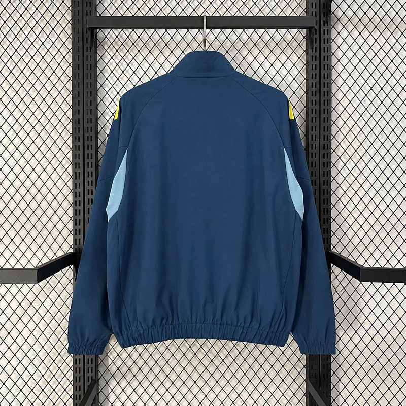 Messico 25/26 Club America Full Zipper Pre-Match Blue Jacket 5
