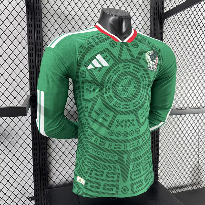 Messico Mexico Home Long Sleeve Player 10