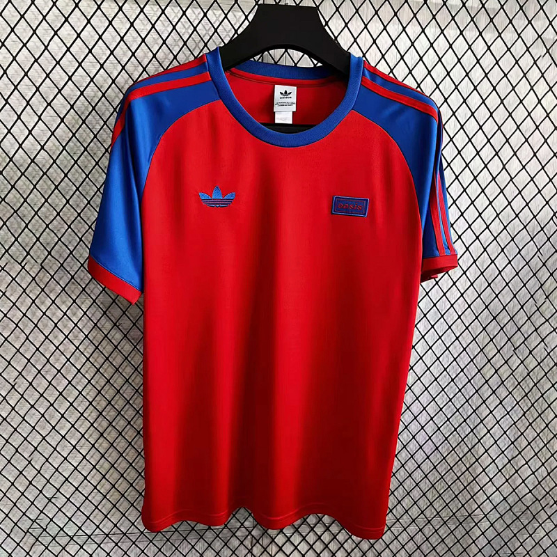 Adidas x Adidas x Oasis Red Blue T-Shirt
