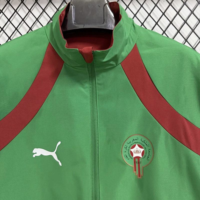 Marocco Morocco Pre-Match Reversible Woven Jacket 3