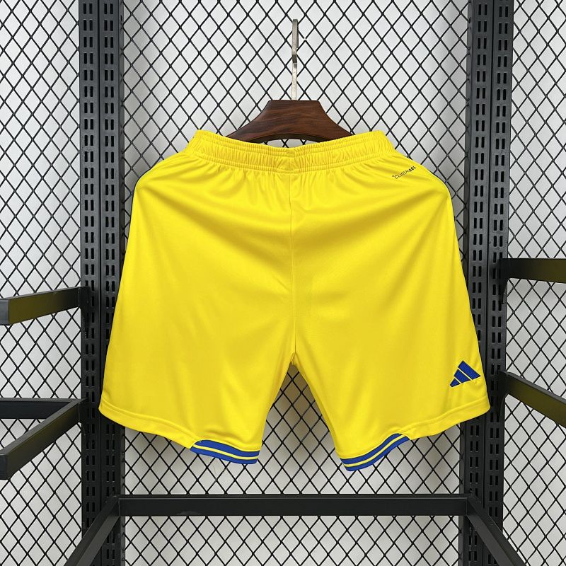 Nazionale Sweden Yellow Soccer Shorts 6