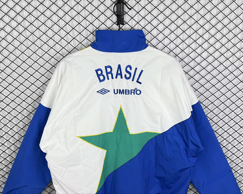 Brasile 93/94 Brazil Blue Yellow Track Jacket 3