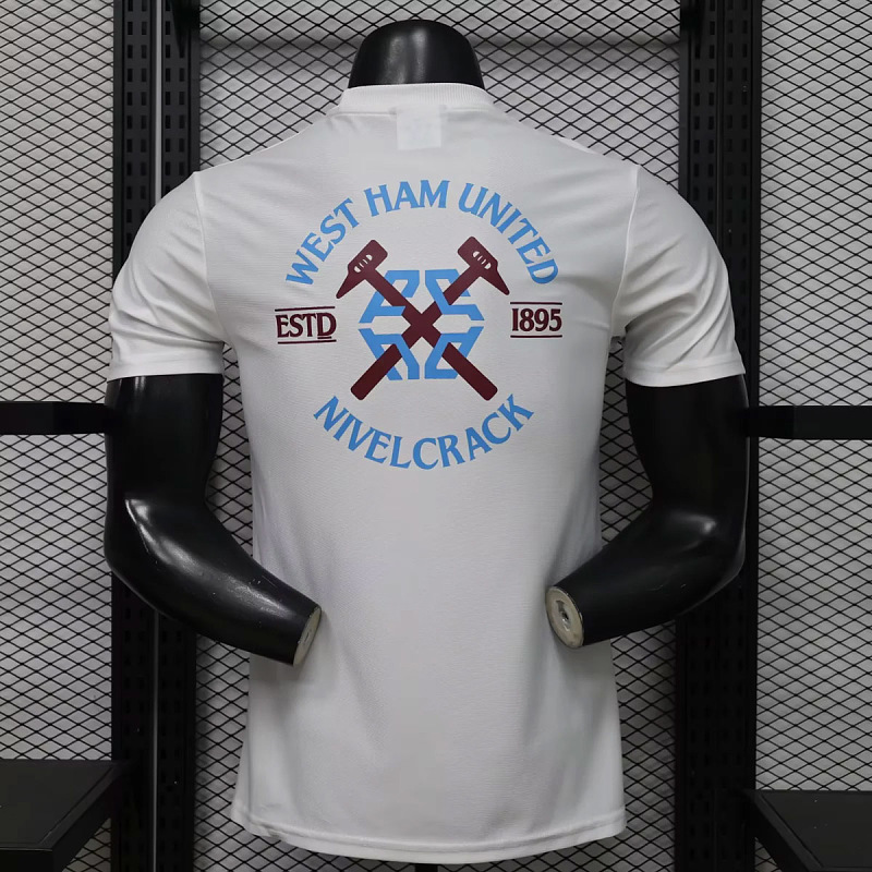 West Ham 25/26 West Ham United x Nivelcrack White Player 7