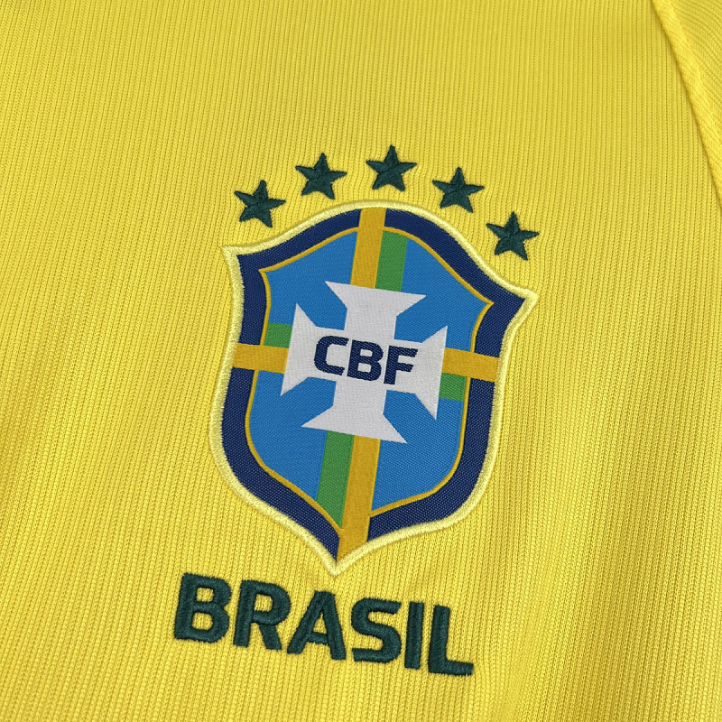 Brasile Brazil Home Long Sleeve 6