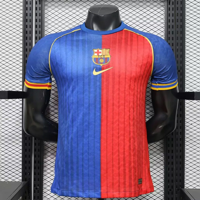 Barcelona 25/26 Barcelona Player Retro Red Blue
