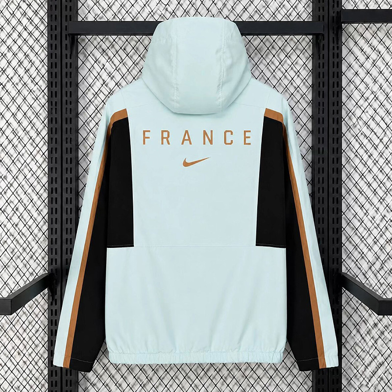 Francia France Energy Light Blue Woven Windbreaker 9