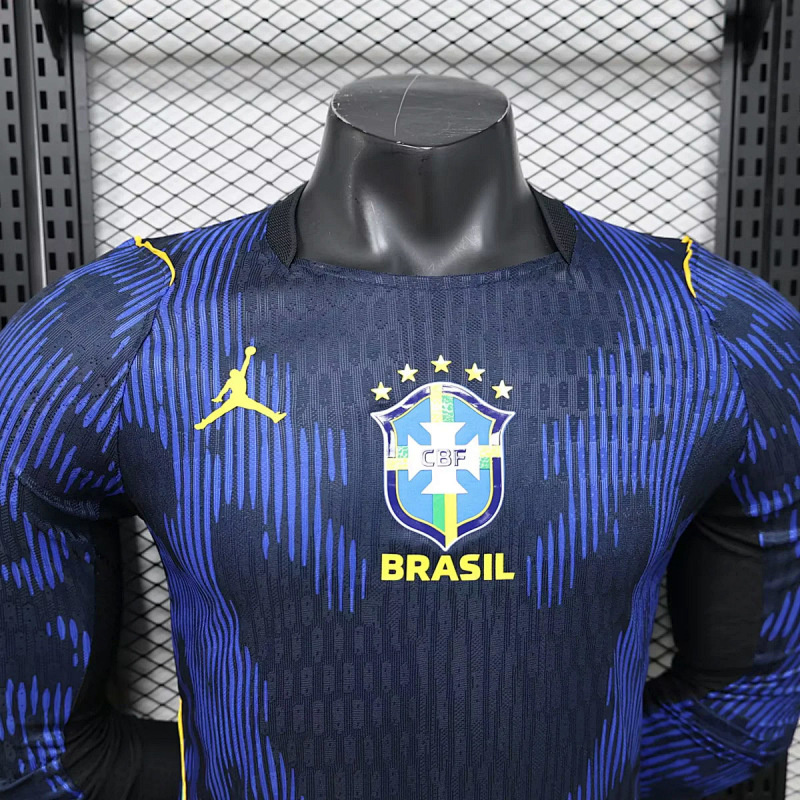 Brasile Brazil Away Player Long Sleeve 9