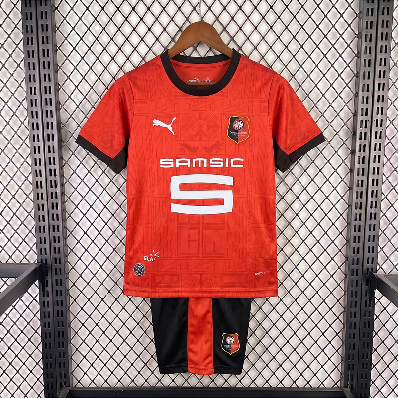 Rennes 26/27 Stade Rennais Home Kids Size 16-28