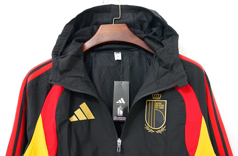 Belgio Belgium Black Red Yellow Windbreaker 9