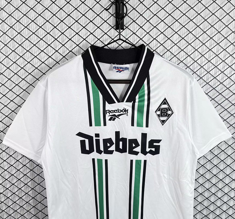 Monchengladbach Soccer 96/97 Monchengladbach Home Retro 3