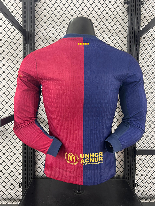 Barcelona 24/25 Barcelona Home Travis Scott Long Sleeve Player Edition 5