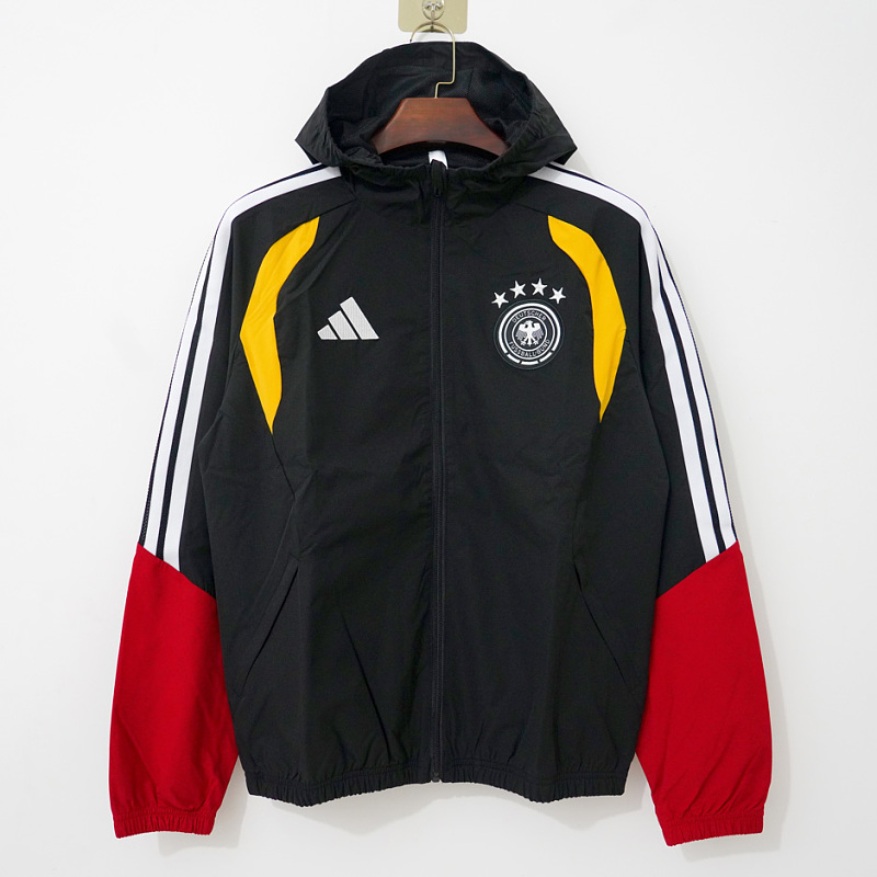 Germania Germany Black With Caps Windbreaker