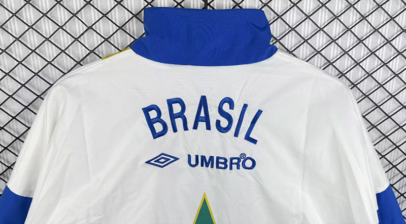 Brasile 93/94 Brazil Blue Yellow Track Jacket 5