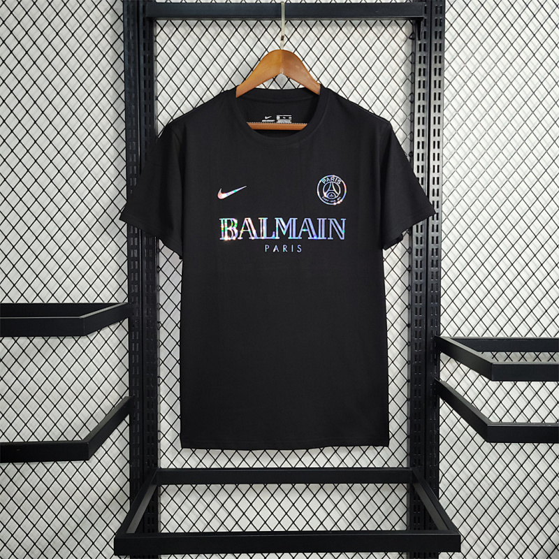 PSG 24/25 PSG x Balmain Black Training Jersey 3