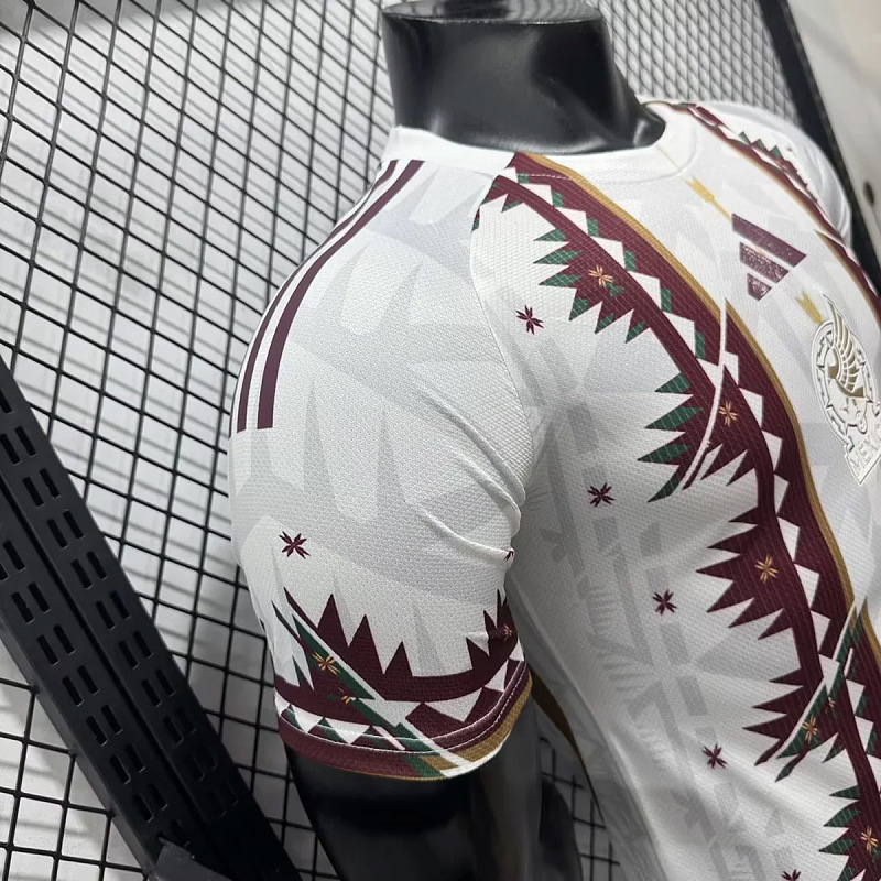 Messico Mexico White Maroon Player 7