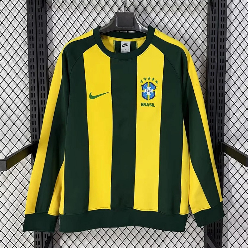 Brasile Brazil Yellow Green Sweatshirt