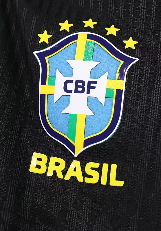 Brasile Brazil Training Black Player Soccer Shorts 2