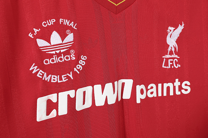 Liverpool 85/86 Liverpool Home FA Cup Final Long Sleeve Retro 6