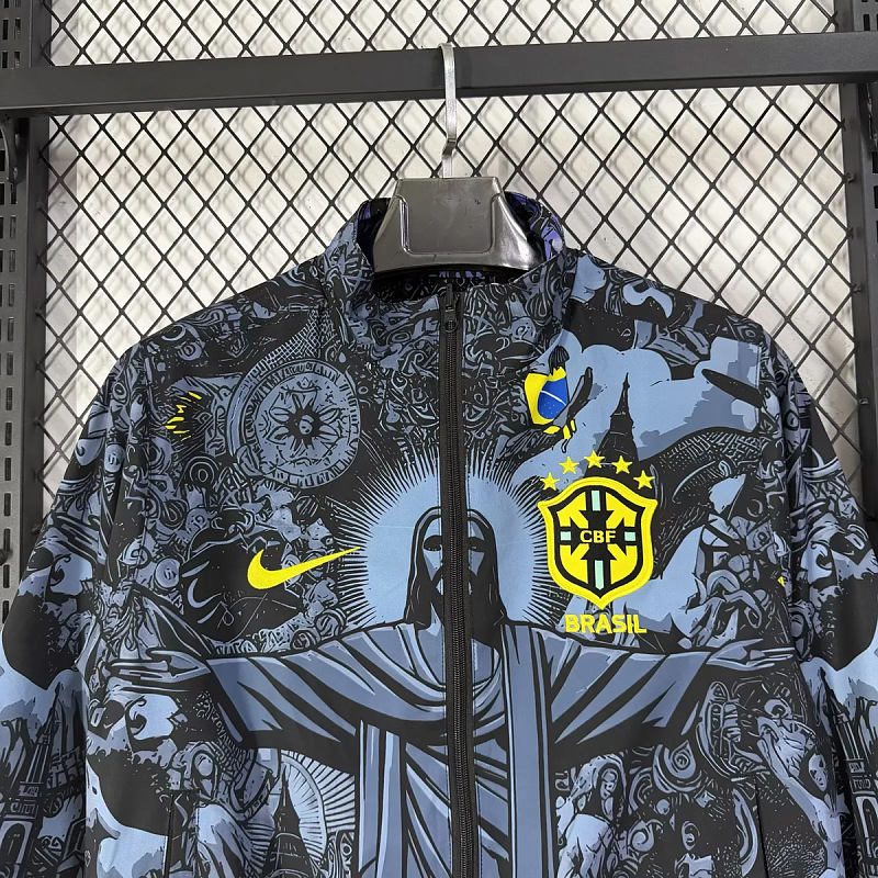 Brasile Brazil Jesus Version Reversible Jacket 6
