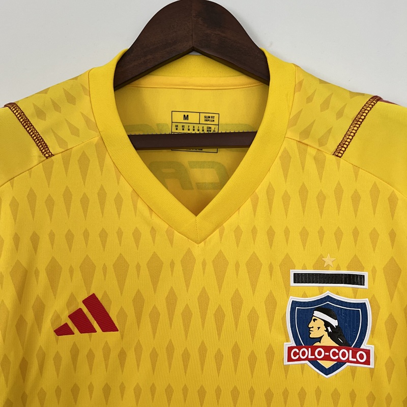 23-24 colo 23-24 colo colo yellow goalkeeper jersey 4