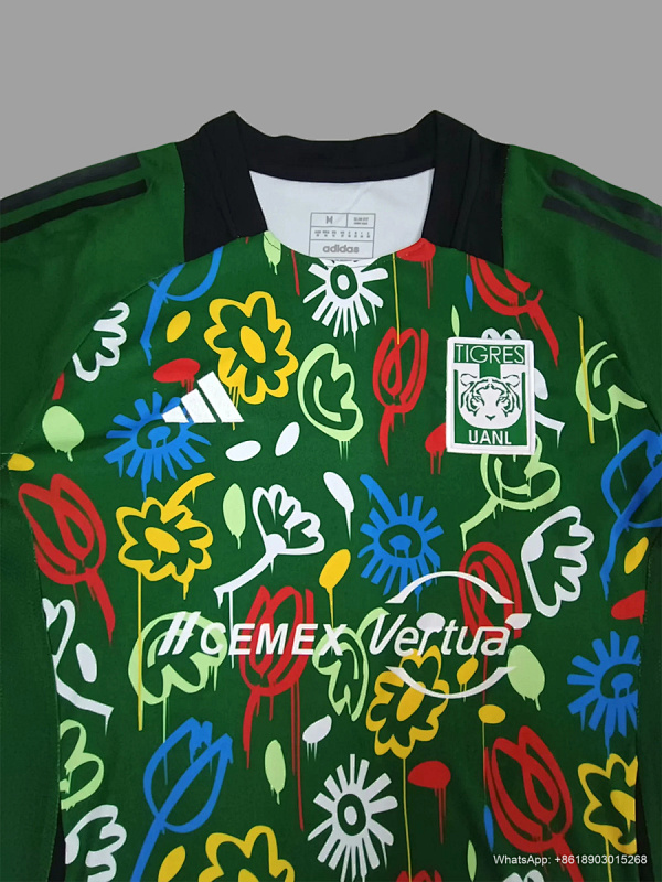 Messico Tigres Earth day green Size S-4XL 2