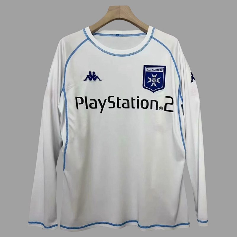 Auxerre Soccer 03/04 Auxerre Home Retro