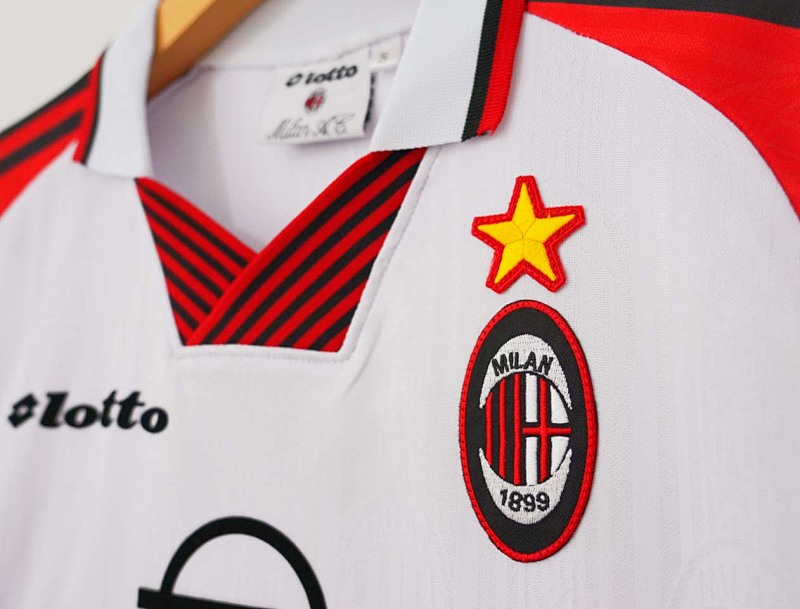 Milan 97/98 AC Milan Special White Red Retro 8