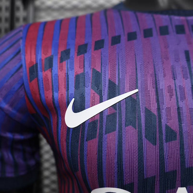 PSG 26/27 Paris Saint-Germain Pre-Match Away Player Purple 4