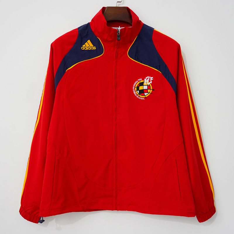 Spagna Spain Retro Red Windbreaker