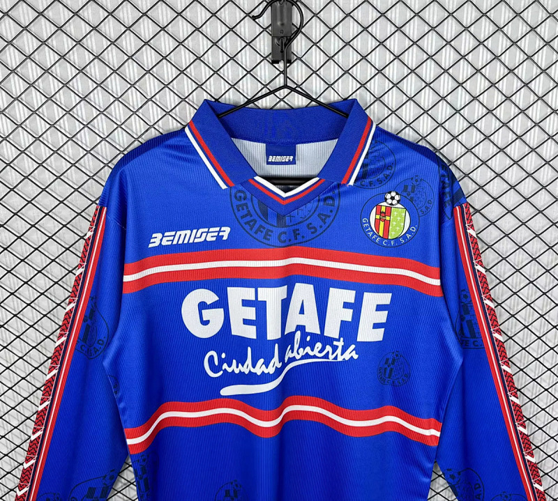 Getafe Long 98/99 Getafe Home Long Sleeve Retro 2