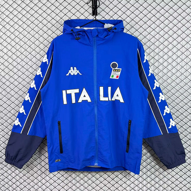 Italia Italy Blue Windbreaker
