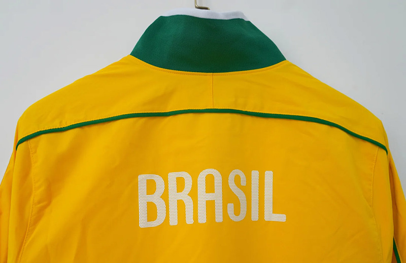 Brasile 10/11 Brazil Home Yellow Green Windbreaker 6