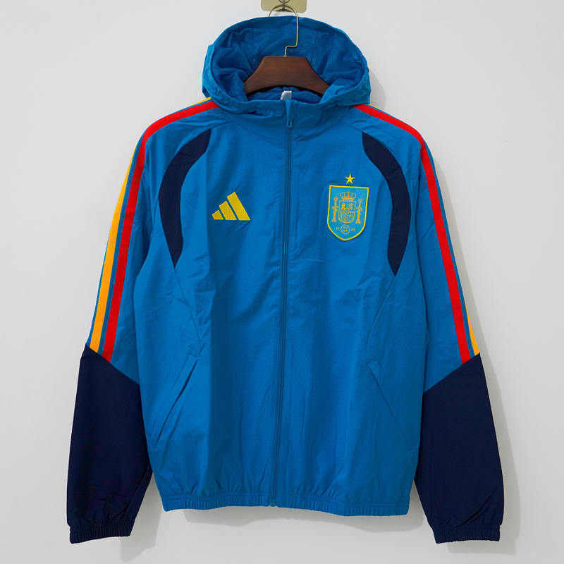Spagna Spain Lake Blue Windbreaker