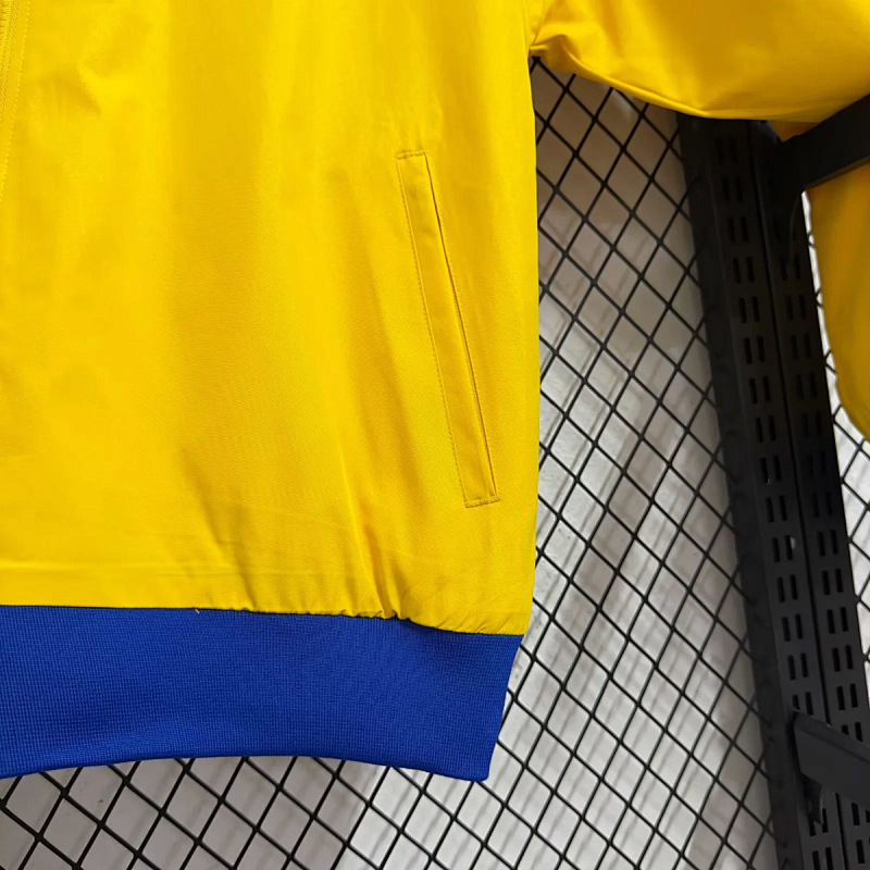 Brasile Brazil Yellow Windbreaker 2