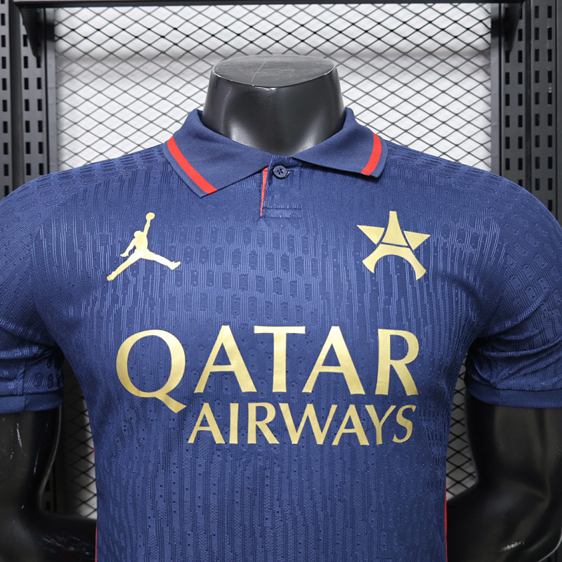 PSG 26/27 PSG Jordan Collaborative Version Navy Blue Player 3