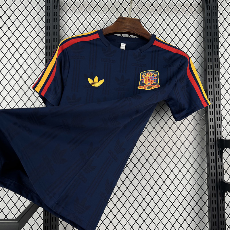 Spagna Spain OG Lifestyler Dark Blue Jersey 7