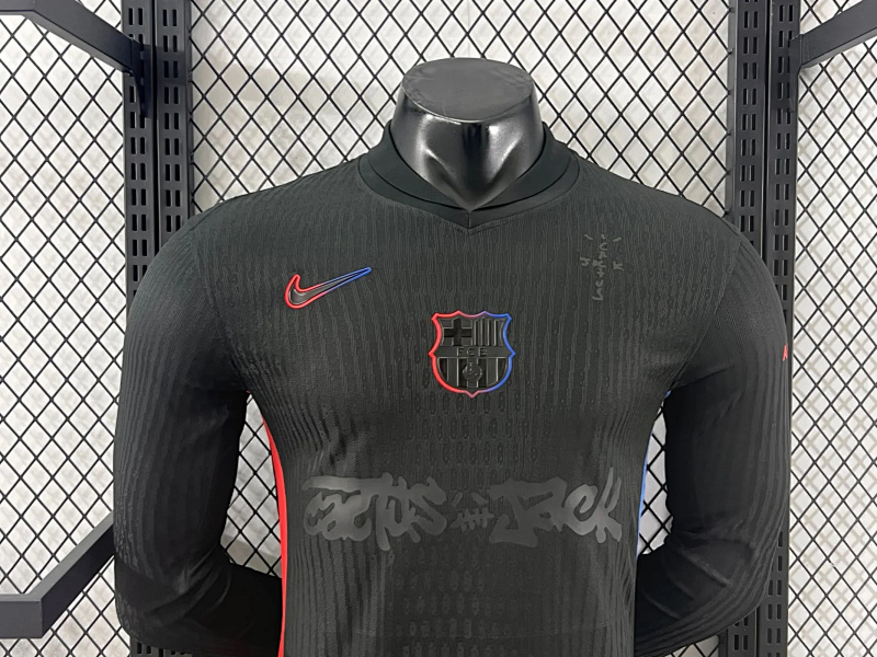 Barcelona 24/25 Barcelona Away Travis Scott Player Edition Long Sleeve 5