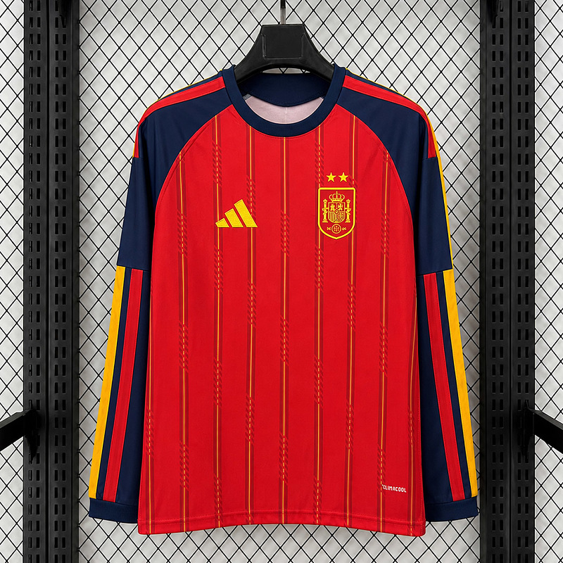 Spagna Spain Home 2 Stars Long Sleeve