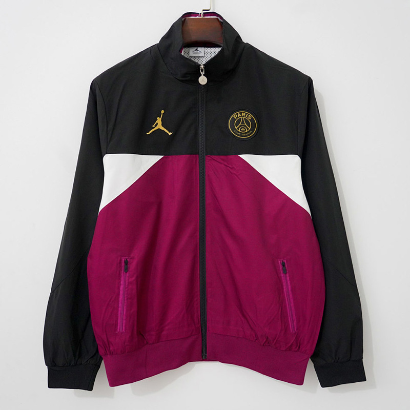 PSG 24/25 PSG Purple Black Windbreaker