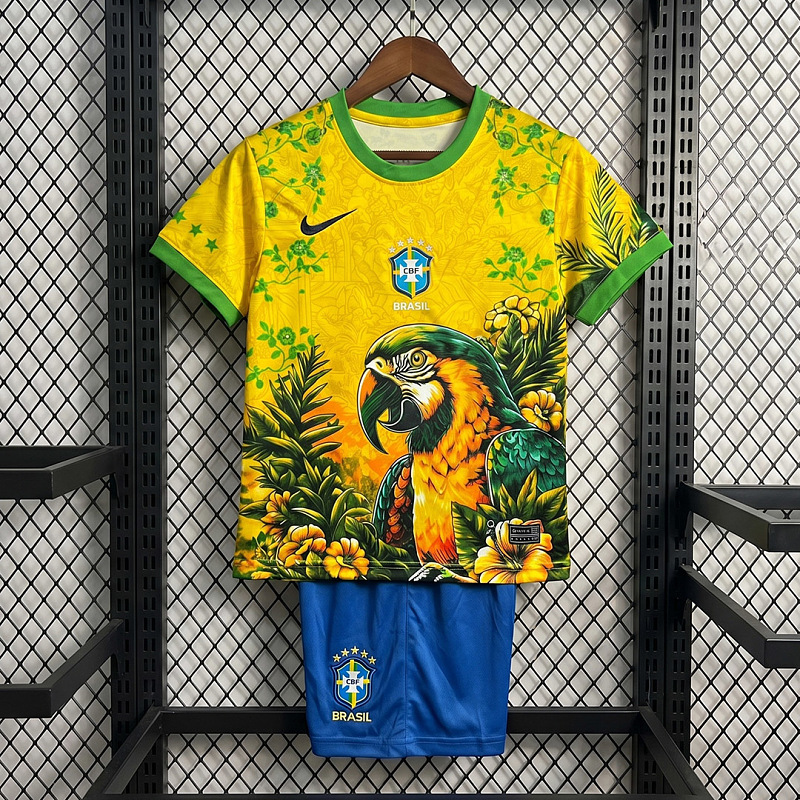 Brasile Brazil Parrot Edition Kids Size 16-28