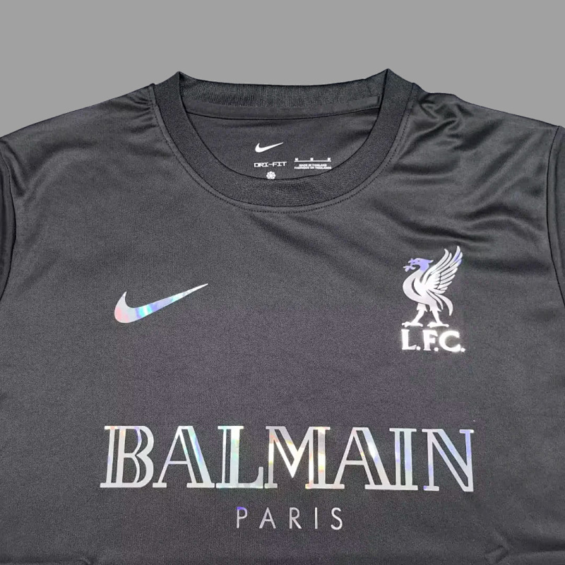 Liverpool 24/25 Liverpool x Balmain Black Training Jersey 2