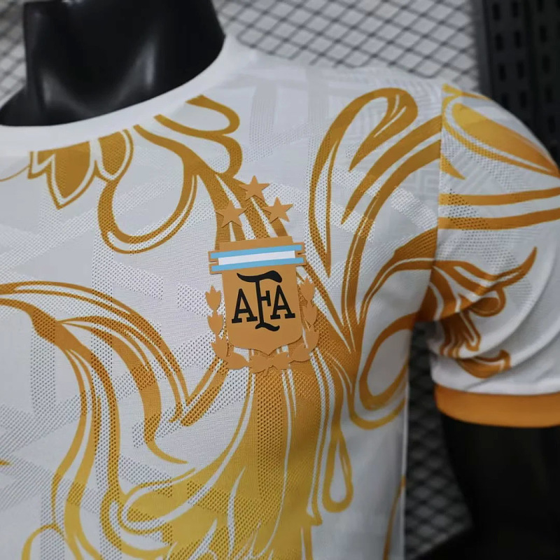 Argentina Argentina Gold Baroque Floral Player White 6