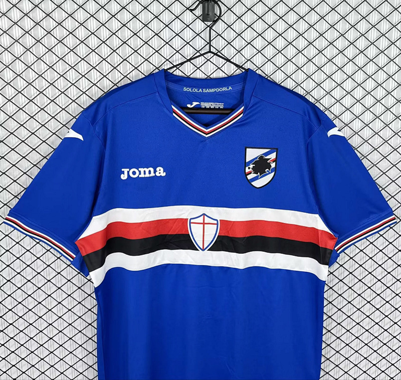 Sampdoria Soccer 16/17 Sampdoria Home Retro 3