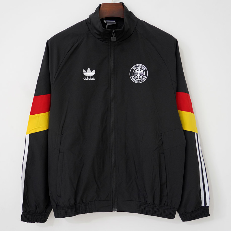 Germania Germany Trefoil Black Windbreaker