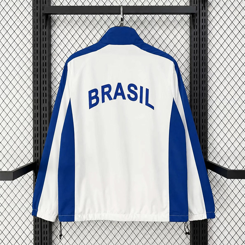 Brasile Brazil Blue Windbreaker 7