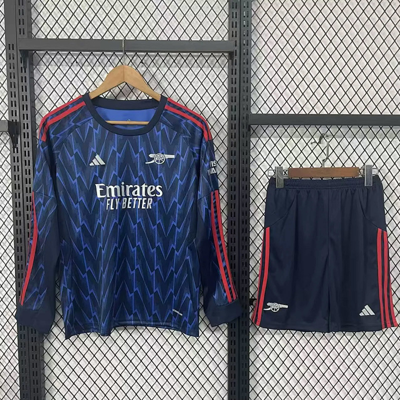 Arsenal 25/26 Arsenal Away Long Sleeve Kids Size 16-28