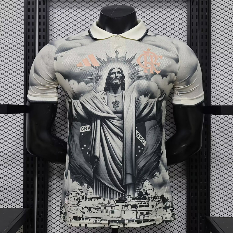 Flamengo Flamengo Jesus Christ Gray Black Player