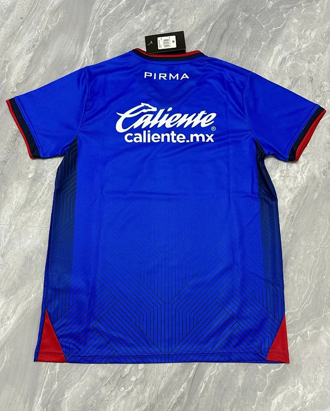 Messico 23-24 cruz azul home blue jersey 3