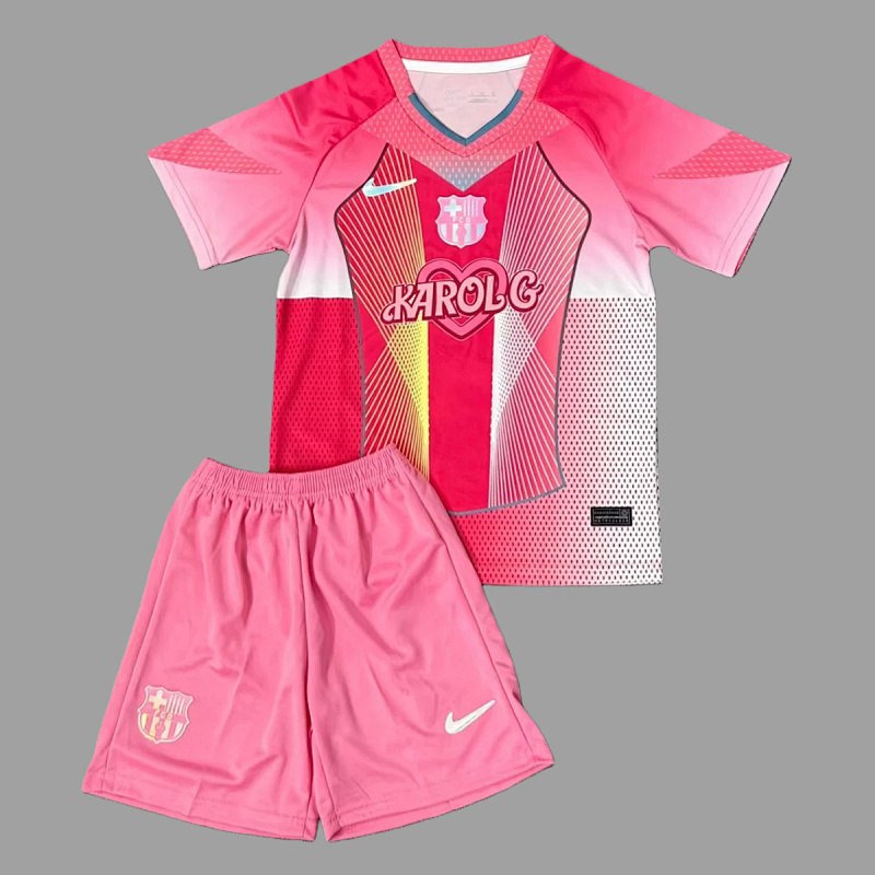 Barcelona 25/26 Barcelona Karol G Pink Kids Size 16-28